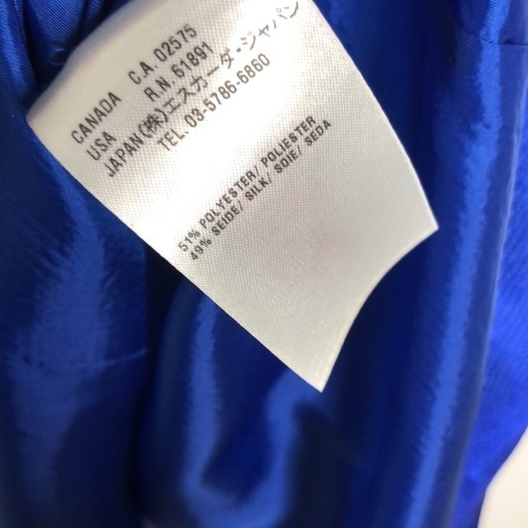 Escada Blue Metallic Skirt - Picture 10 of 11
